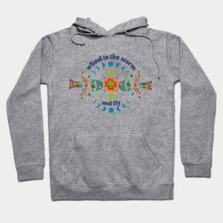 Groovy Birds Karen Payton Art Hoodie